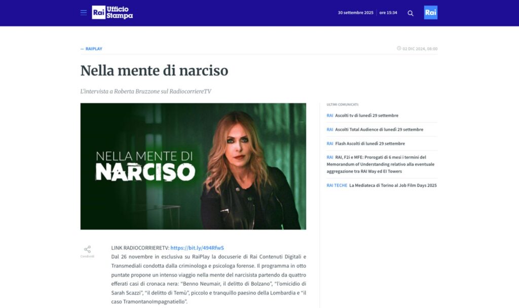 Bruzzone Rai Stampa