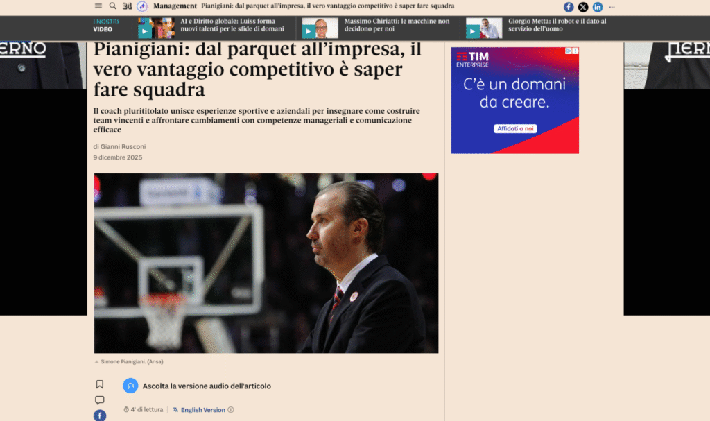 Il Sole 24 Ora Pianigiani