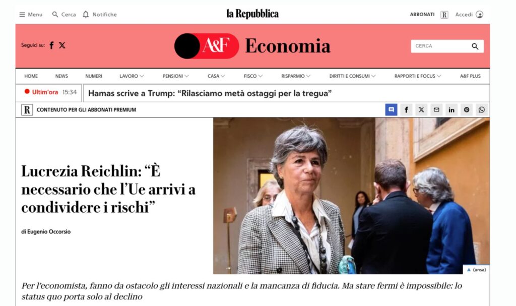 Reichlin Economia