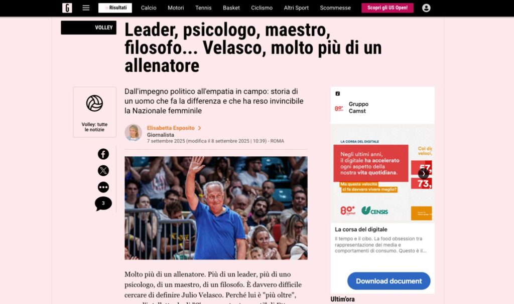 Velasco gazzetta