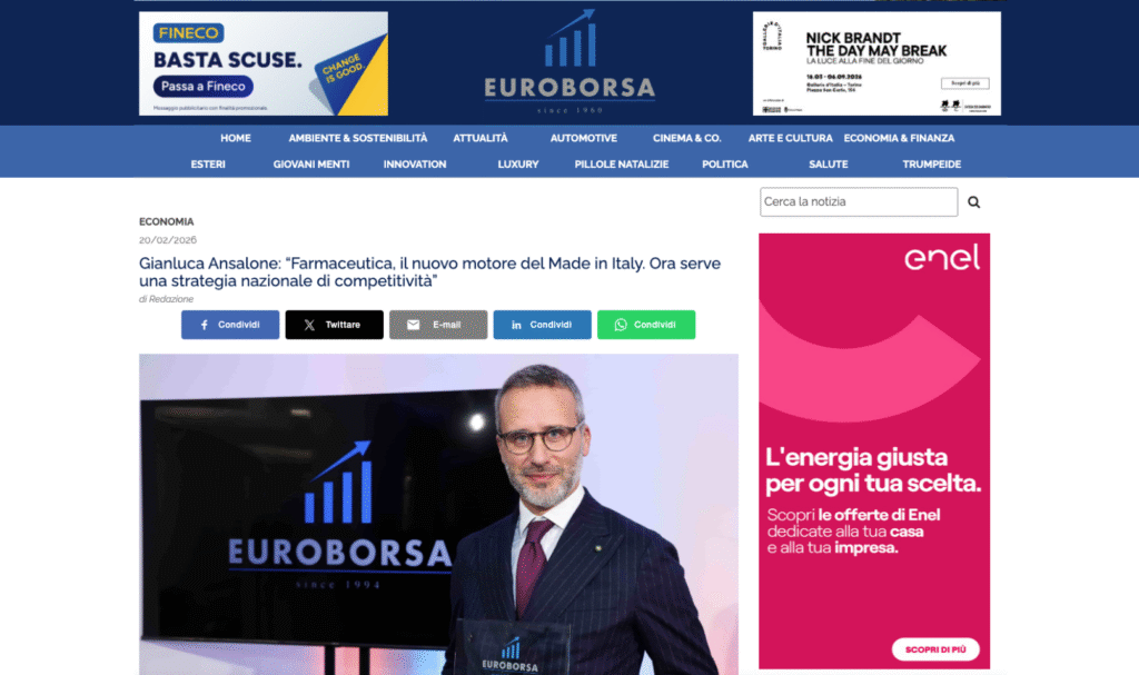 Articolo su Gianluca Ansalone Euroborsa roi speaker